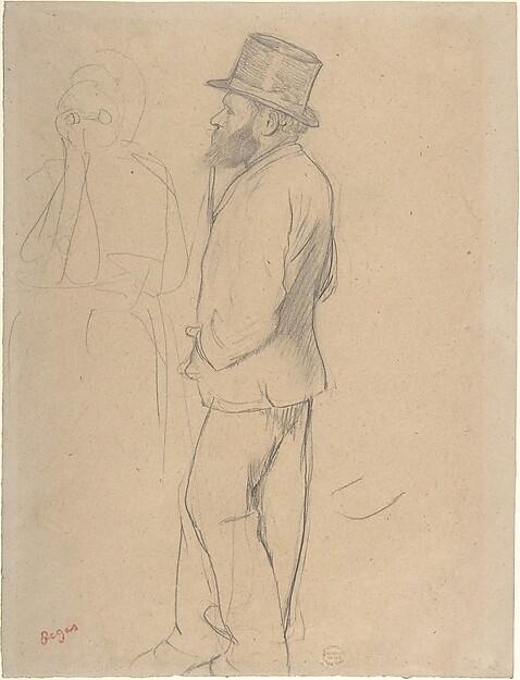 Edgar Degas — Édouard Manet bei den Pferderennen