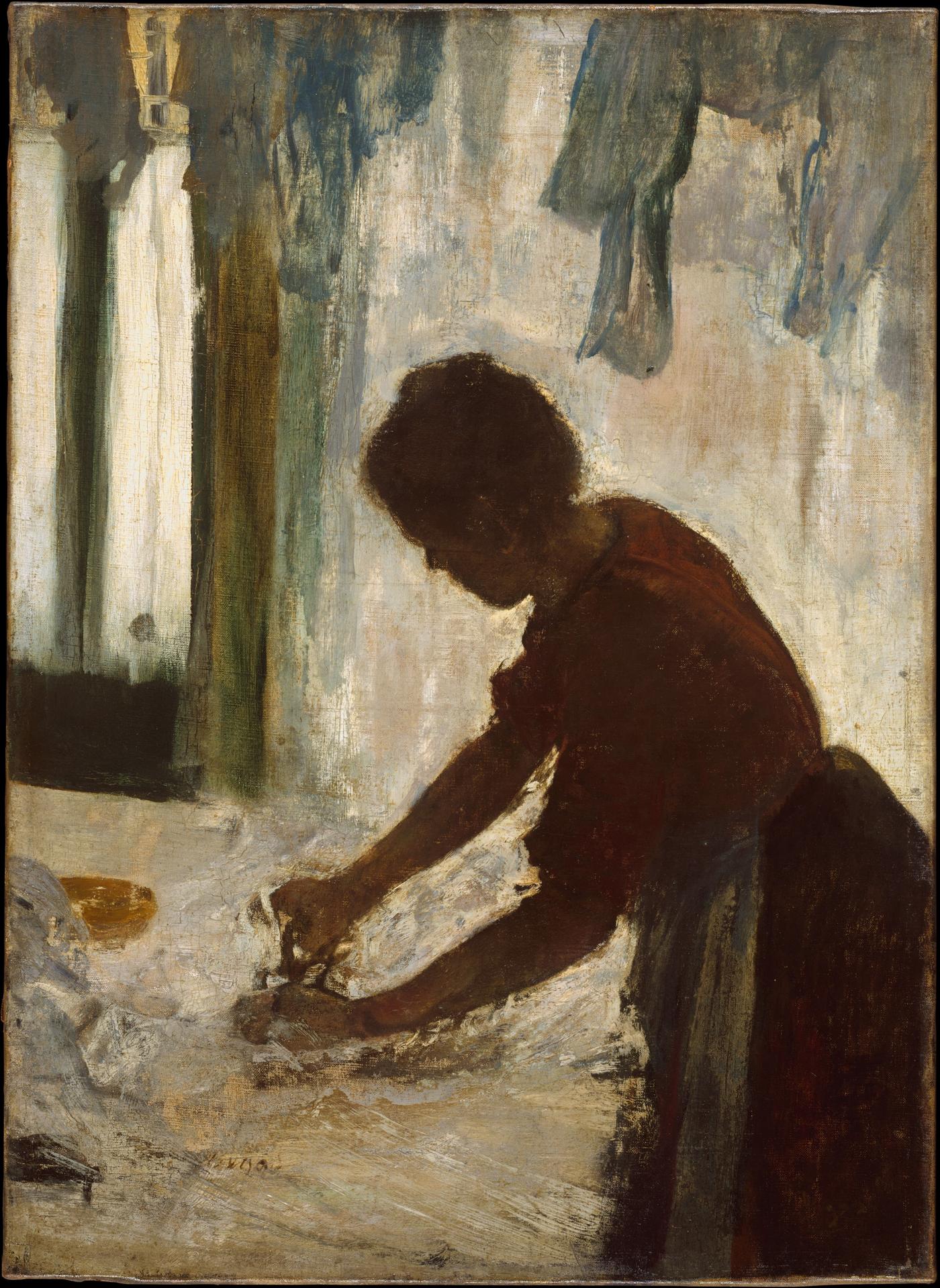 Edgar Degas — Eine Frau beim Bügeln