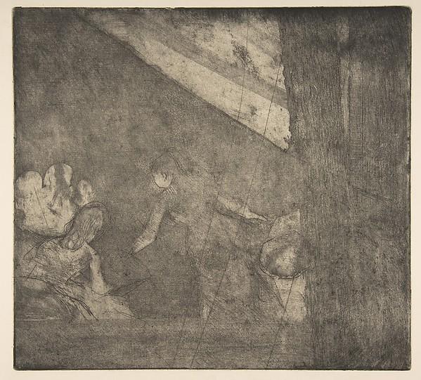 Edgar Degas — Im Café des Ambassadeurs