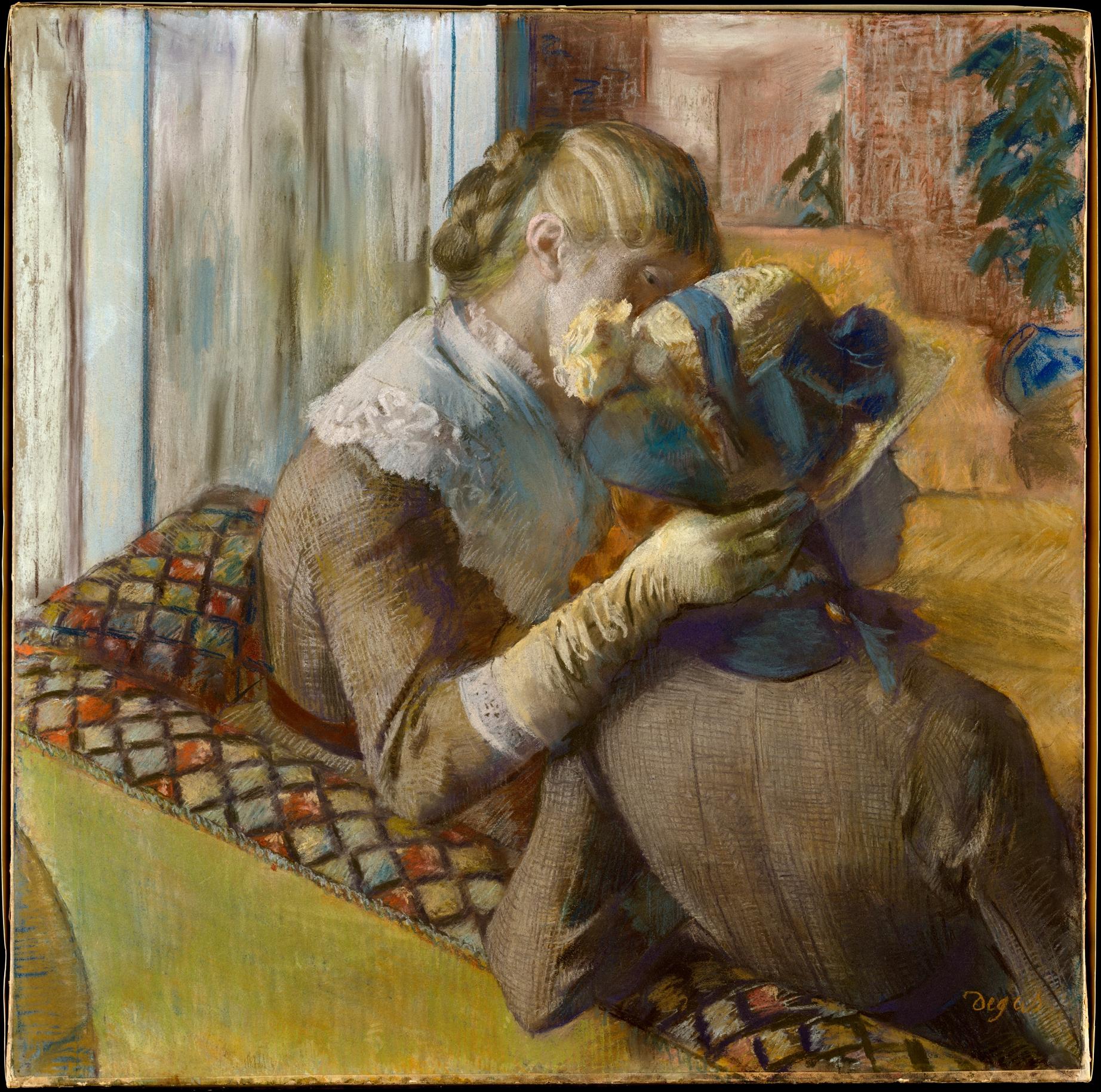Edgar Degas — Bei der Modistin (1881)