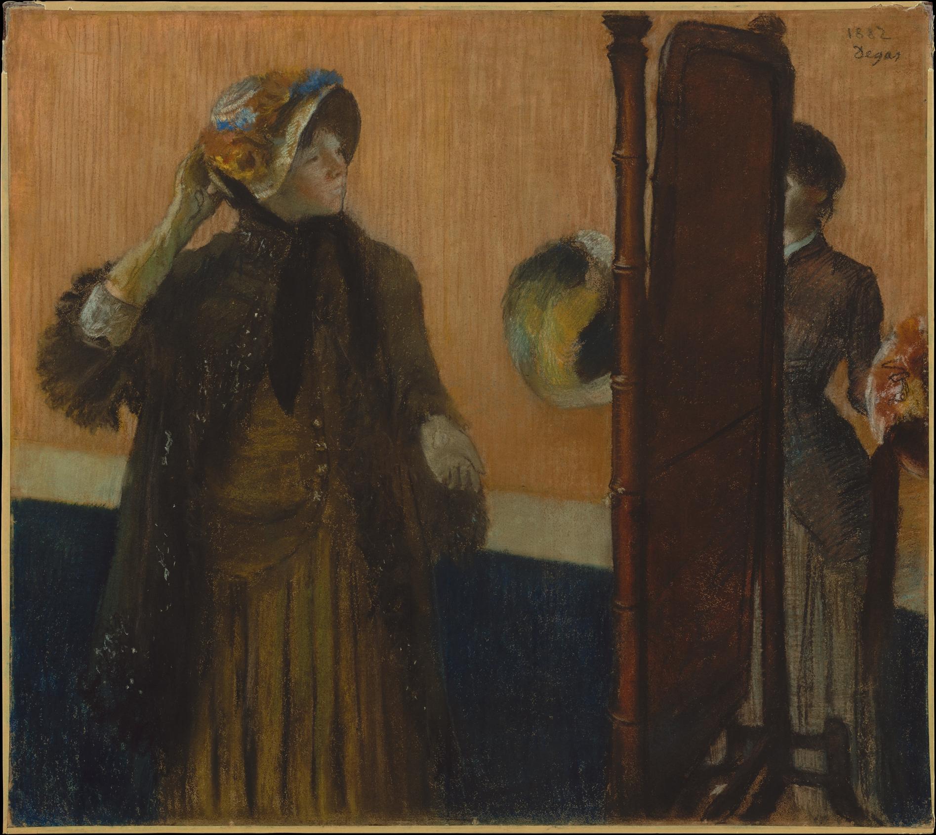 Edgar Degas — Bei der Modistin (1882)