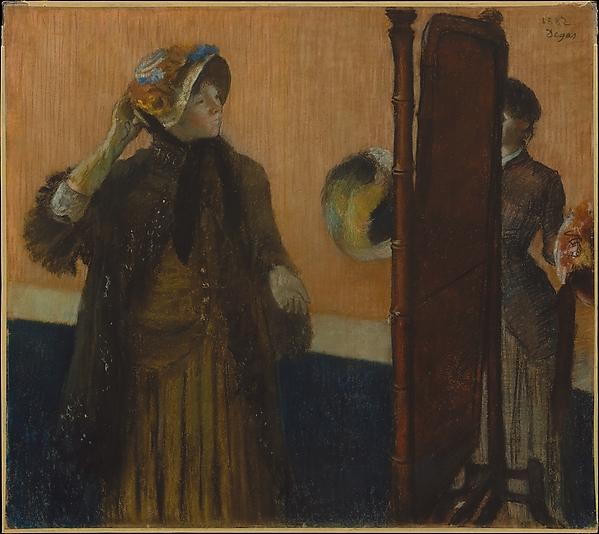 Edgar Degas — Bei der Modistin (1882)