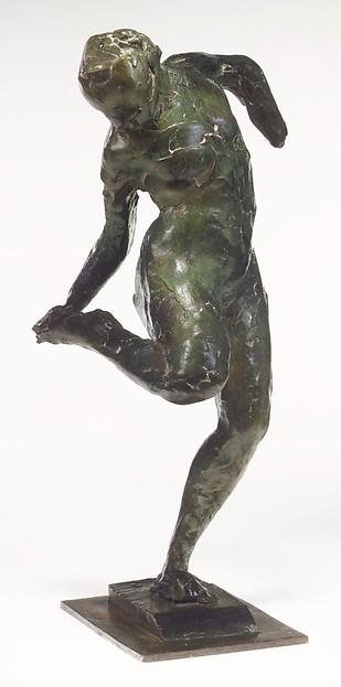 Edgar Degas — Tänzerin, die auf die Sohle ihres rechten Fußes blickt (Erster Zustand)
