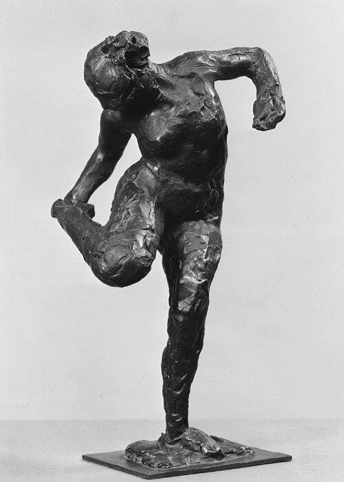 Edgar Degas — Tänzerin, die auf die Sohle ihres rechten Fußes blickt (zweiter Zustand)