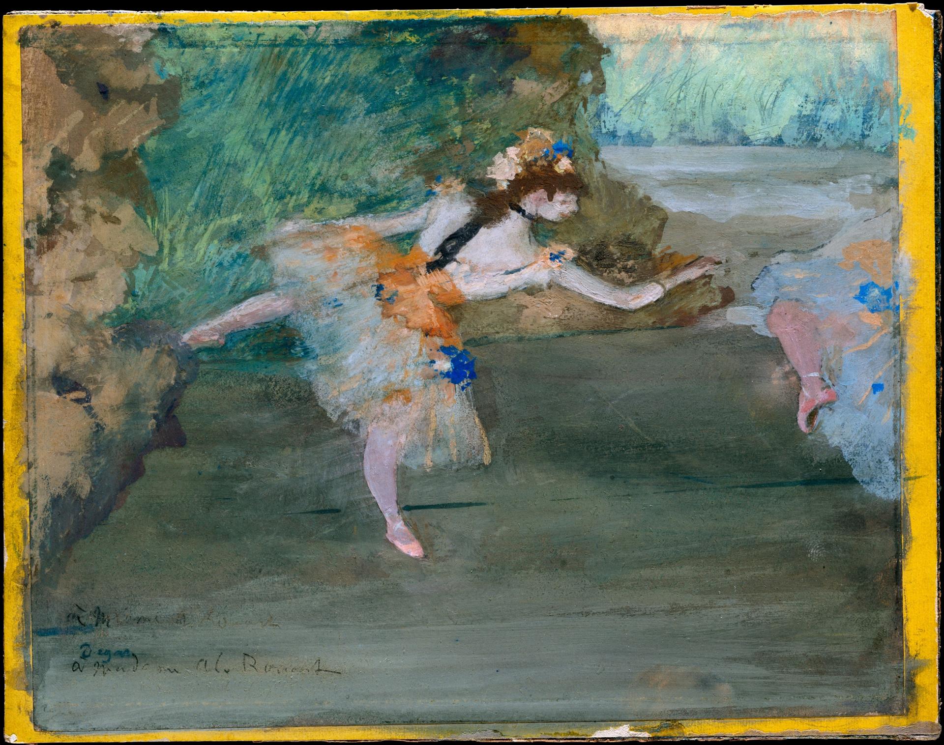 Edgar Degas — Tänzerin auf der Bühne