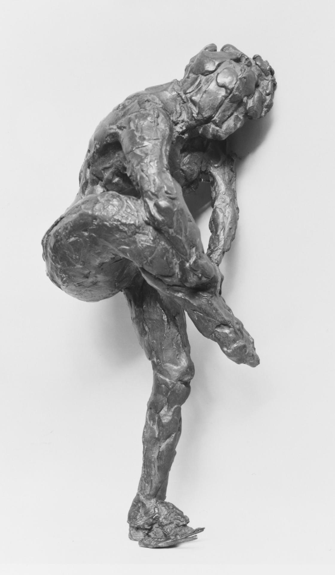 Edgar Degas — Tänzerin, die ihren Strumpf hochzieht (Erster Zustand)