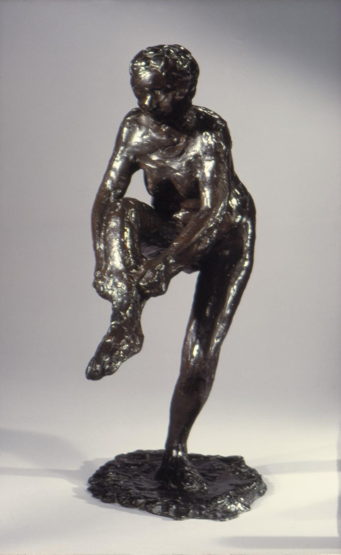 Edgar Degas — Tänzerin, die ihren Strumpf anzieht (dritter Zustand)