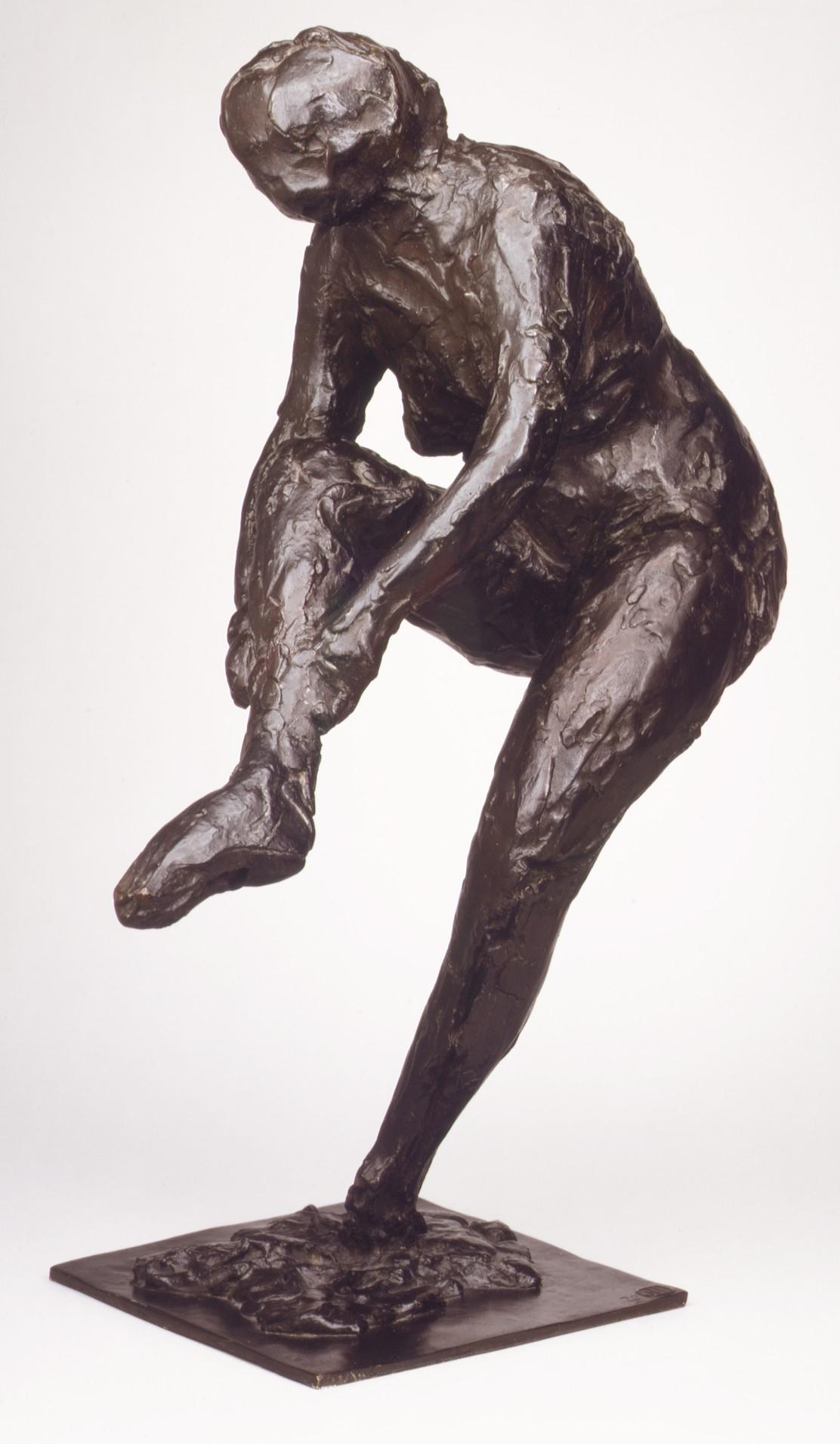 Edgar Degas — Tänzerin, die ihre Strümpfe anzieht (zweiter Zustand)