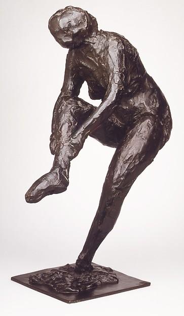 Edgar Degas — Tänzerin, die ihre Strümpfe anzieht (zweiter Zustand)