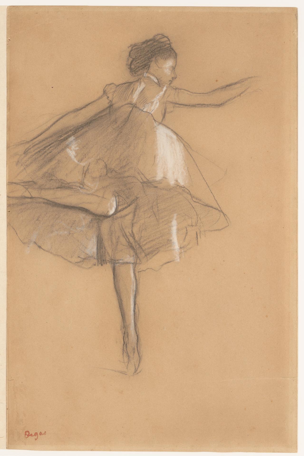Edgar Degas — Tänzerin auf Spitze