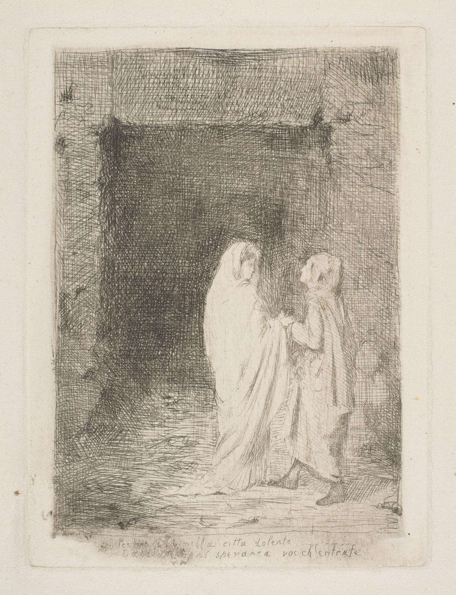 Edgar Degas — Dante und Vergil