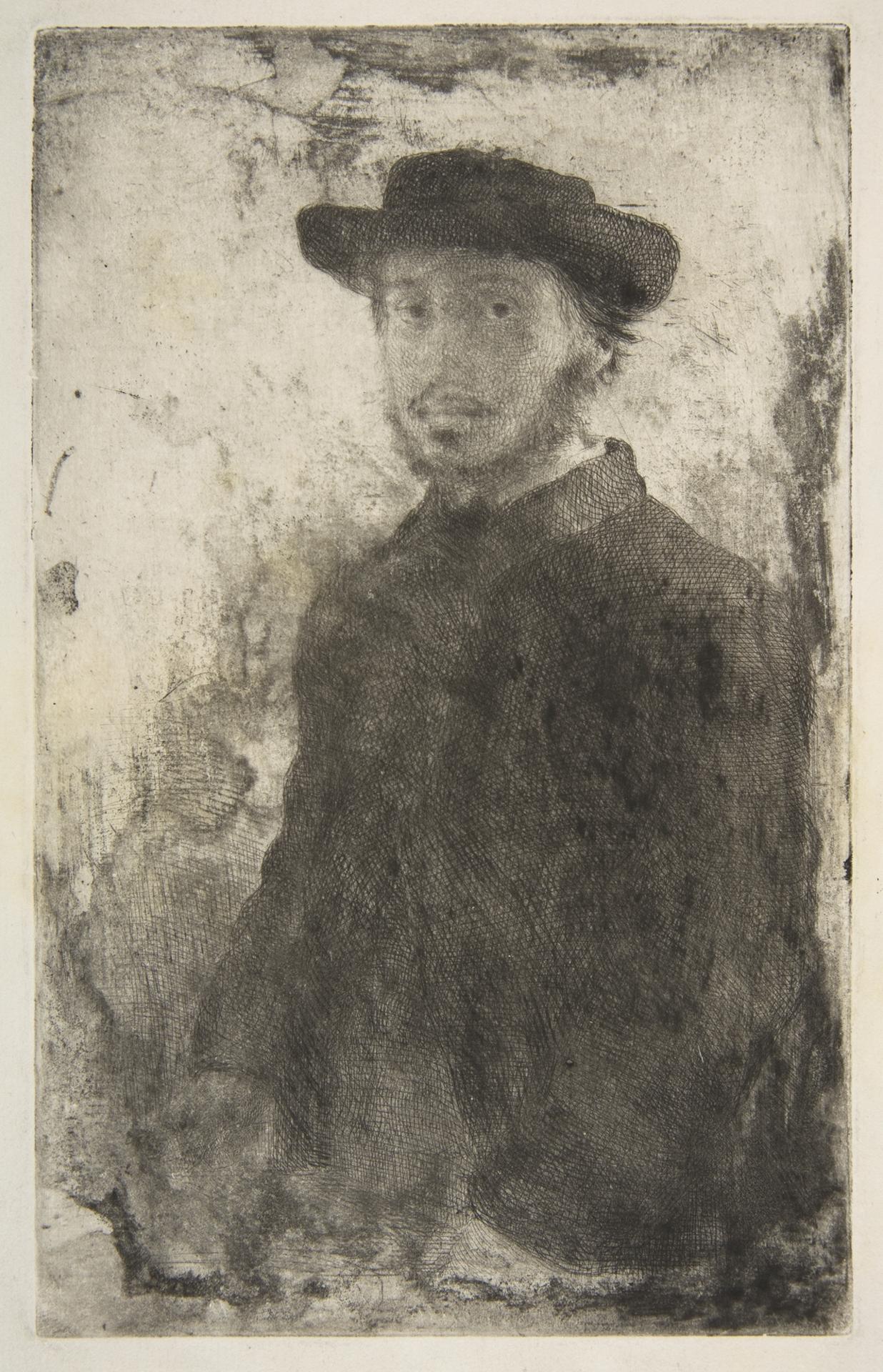 Edgar Degas — Selbstporträt (1857, Met-Objekt 511)