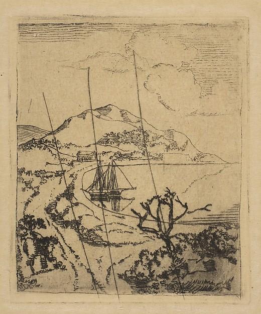Edgar Degas — Griechische Landschaft