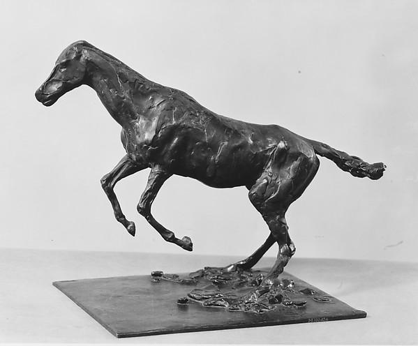 Edgar Degas — Pferd, das scheut