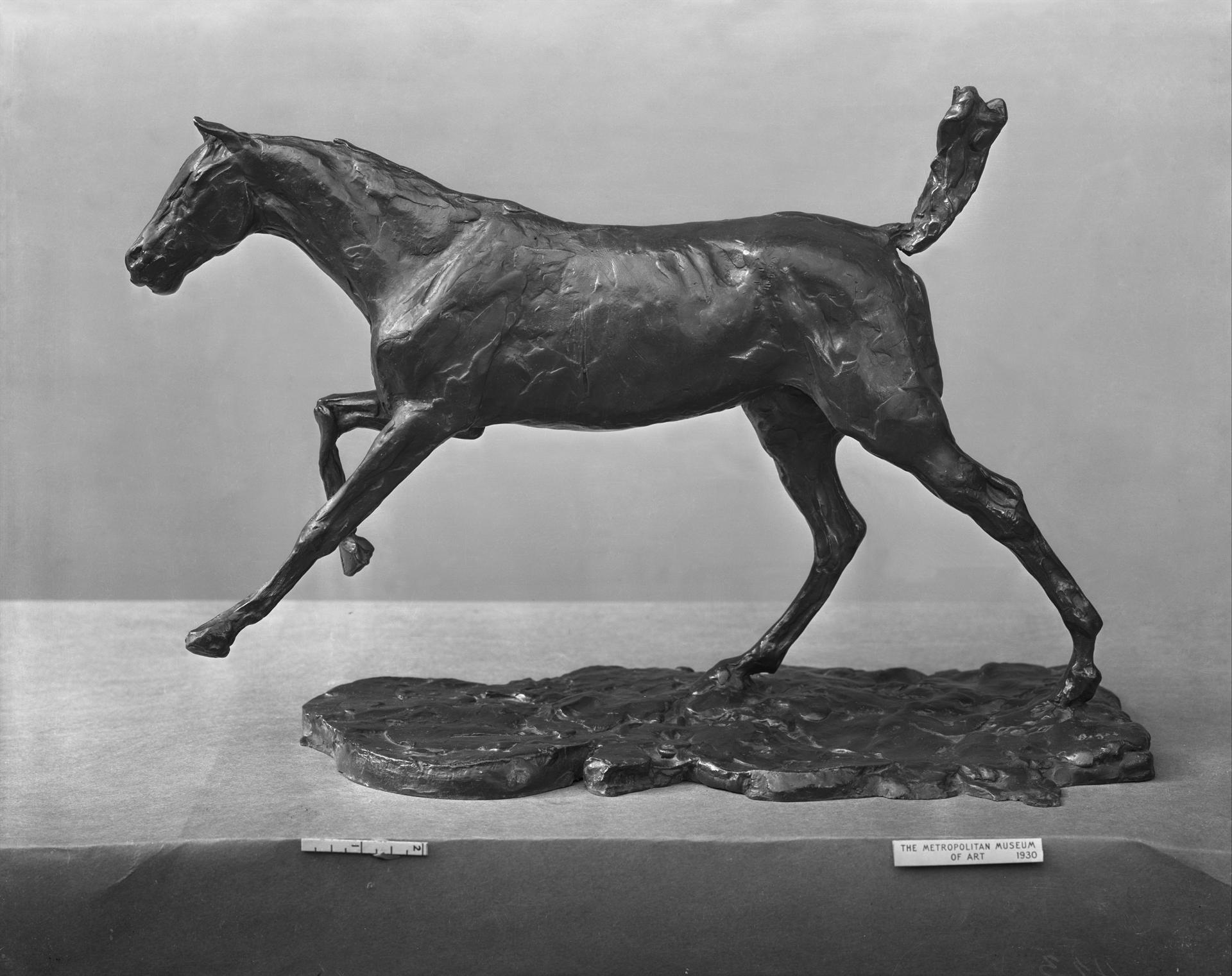 Edgar Degas — Auf dem rechten Fuß galoppierendes Pferd