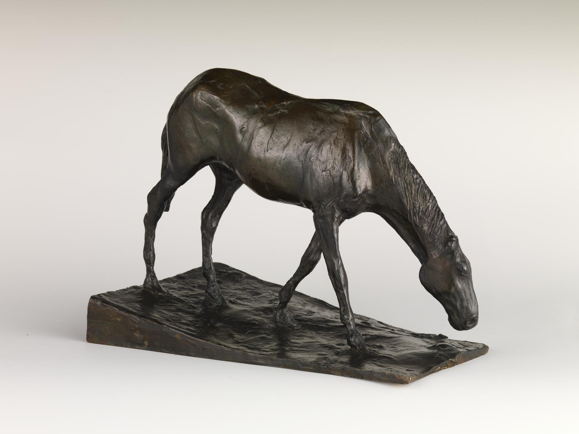 Edgar Degas — Pferd an der Futterkrippe
