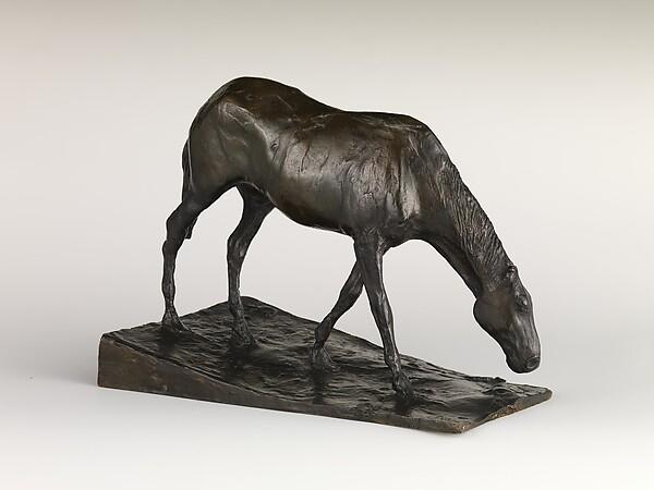 Edgar Degas — Pferd an der Futterkrippe