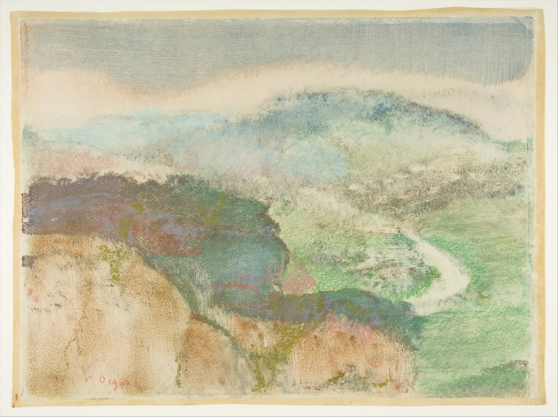 Edgar Degas — Landschaft