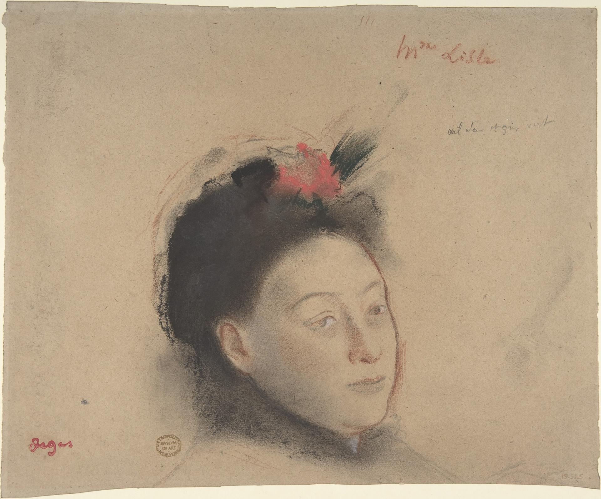 Edgar Degas — Madame Lisle