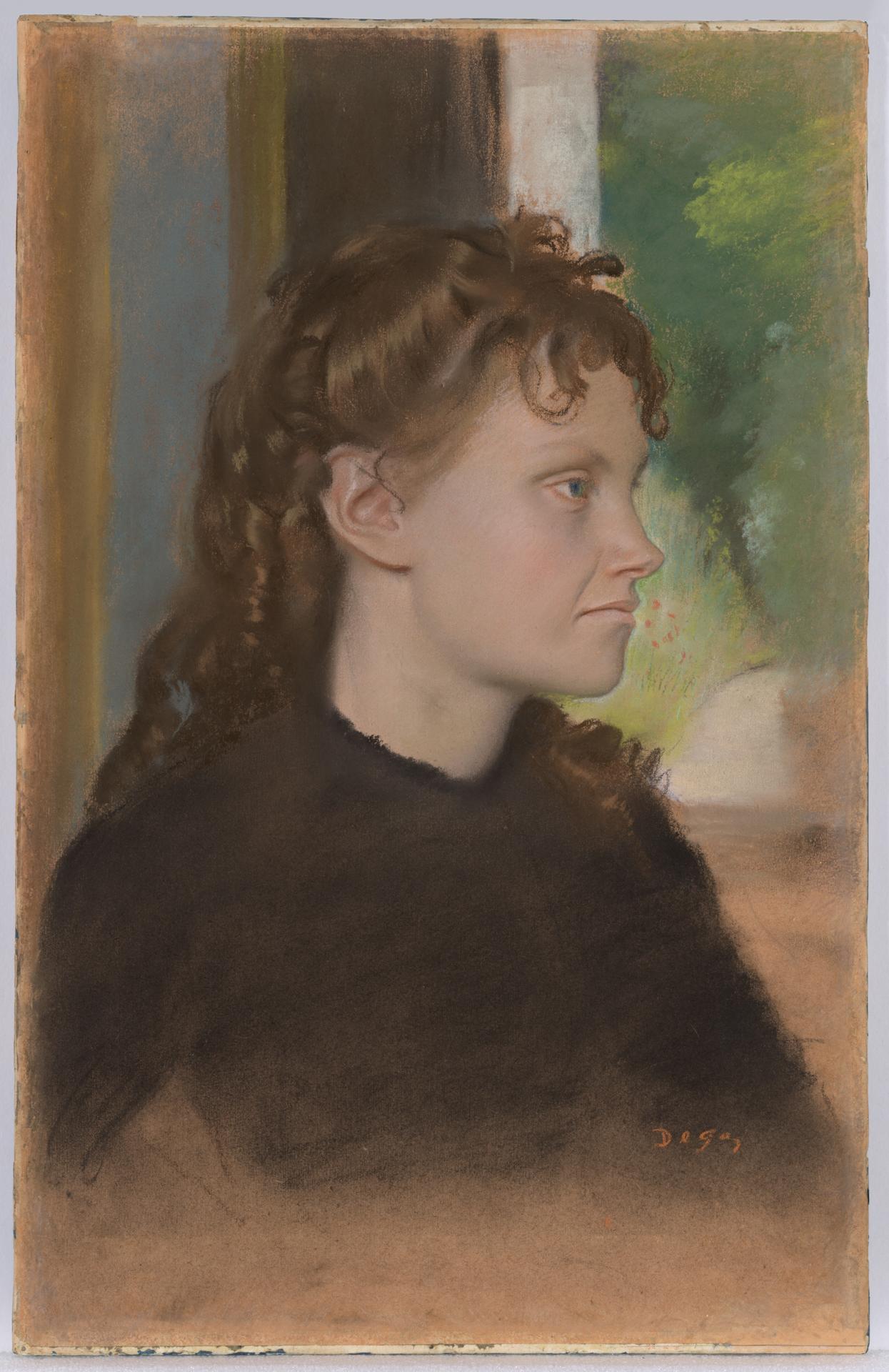 Edgar Degas — Madame Théodore Gobillard (Yves Morisot)