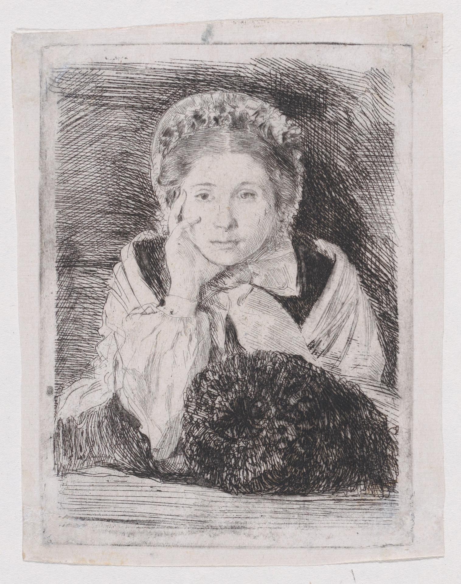 Edgar Degas — Marguerite De Gas, die Schwester des Künstlers