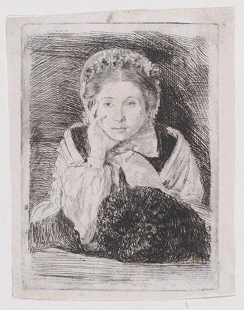 Edgar Degas — Marguerite De Gas, die Schwester des Künstlers