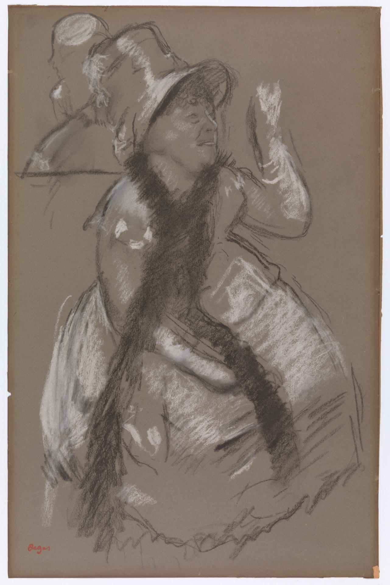 Edgar Degas — Porträt der Madame Dietz-Monnin