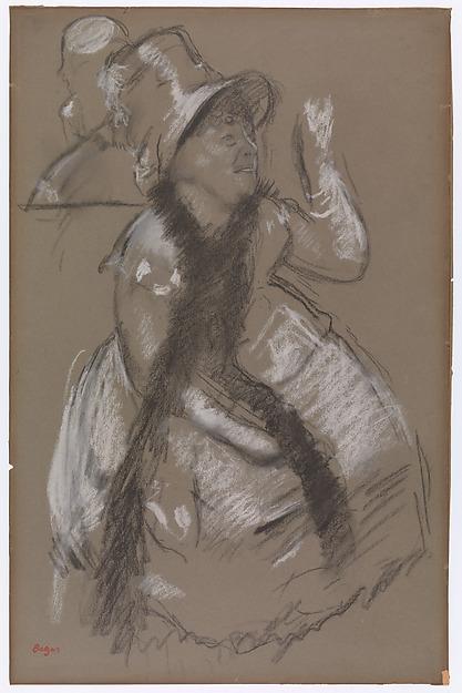 Edgar Degas — Porträt der Madame Dietz-Monnin