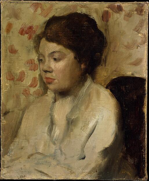 Edgar Degas — Porträt einer jungen Frau
