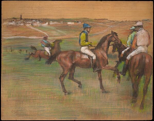 Edgar Degas — Rennpferde
