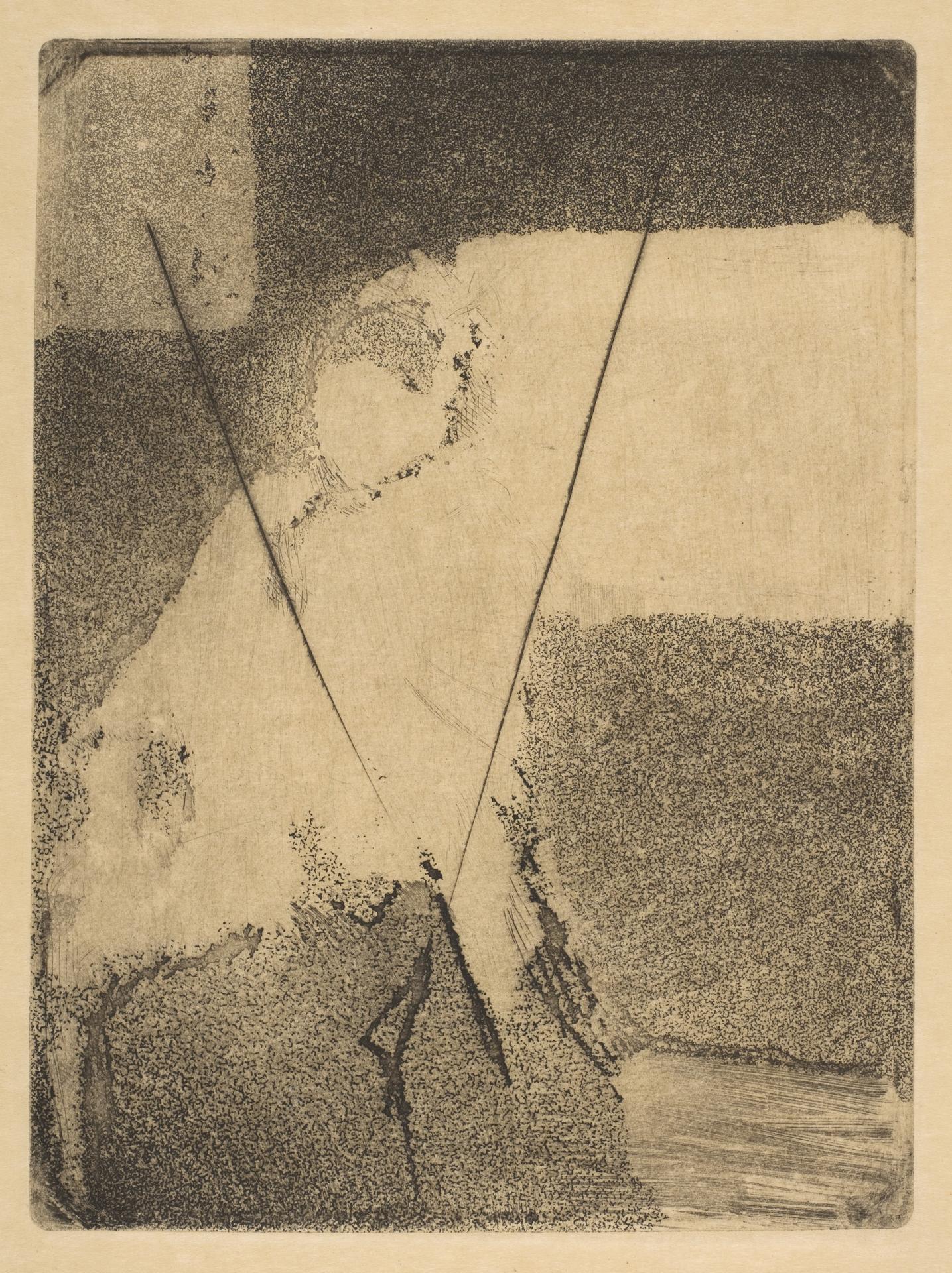 Edgar Degas — Sitzende Frau mit Haube und Schal