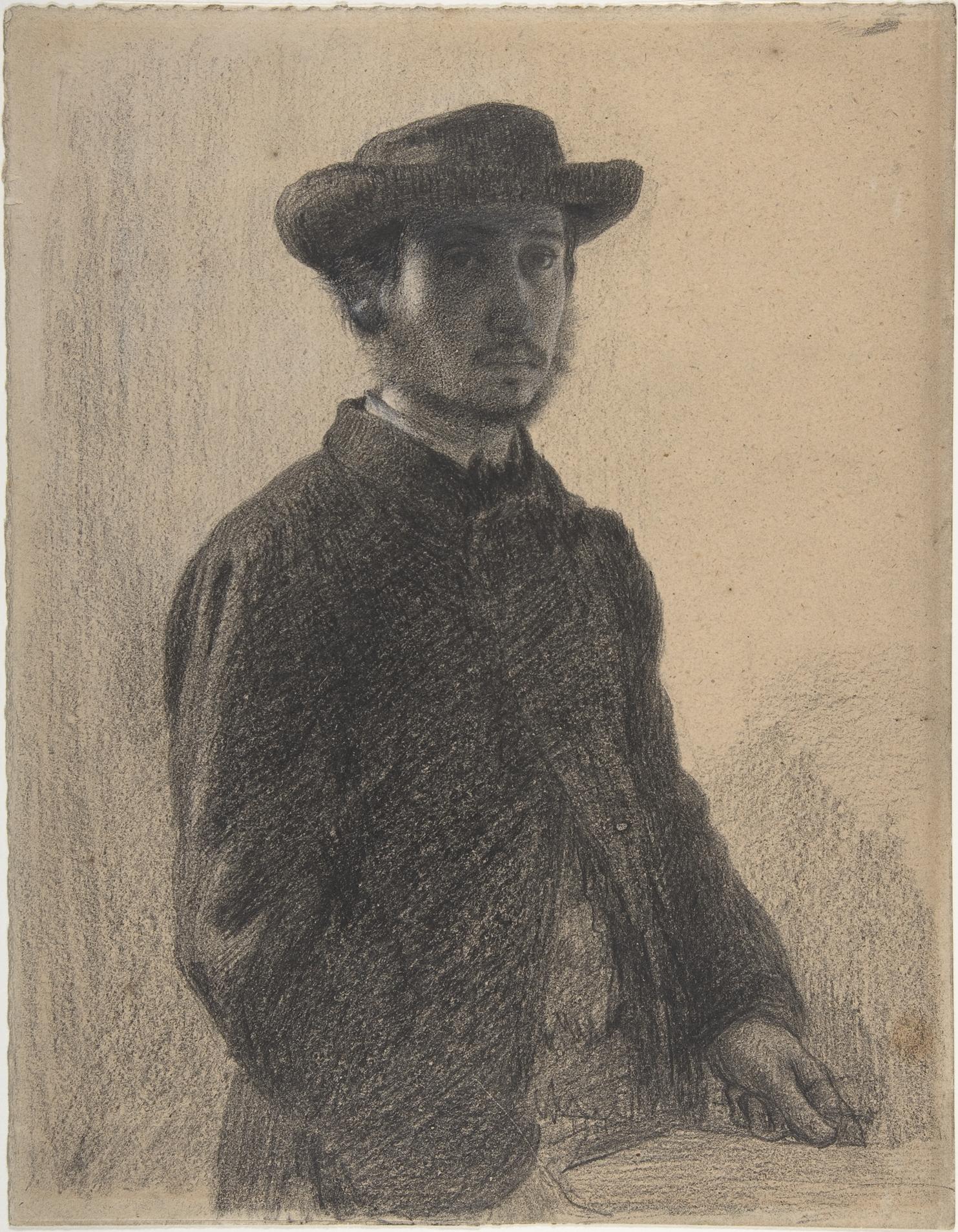 Edgar Degas — Selbstporträt (by 1857)
