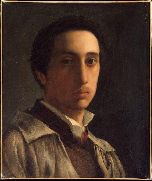 Edgar Degas — Selbstporträt (ca. 1855–56)