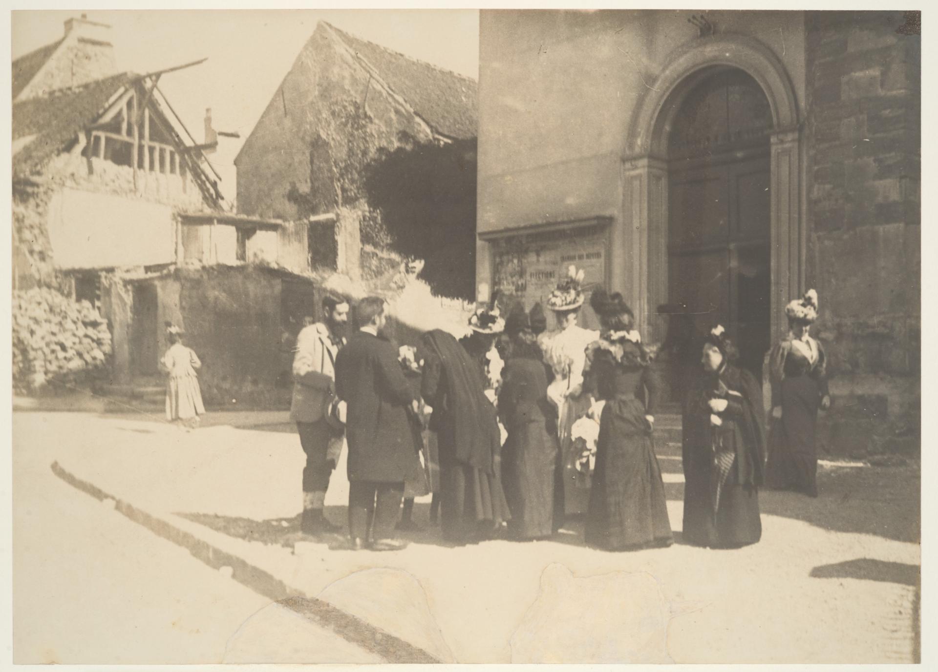 Edgar Degas — Straßenszene, La Queue-en-Brie (Val-de-Marne)