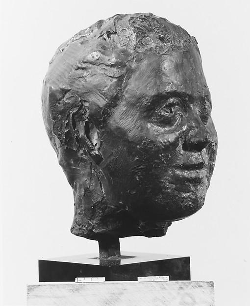 Edgar Degas — Studie für ein Porträt der Mathilde Salle (modeled ca. 1892, cast 1920, Met-Objekt 432)