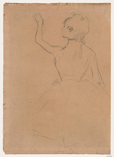 Edgar Degas — Studie einer Balletttänzerin von hinten gesehen