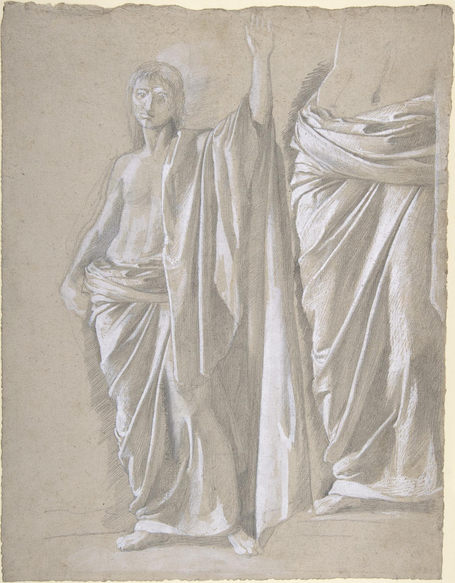 Edgar Degas — Studie einer drapierten Figur