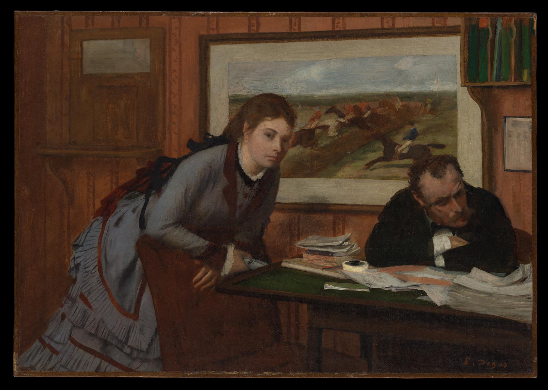 Edgar Degas — Schmollen