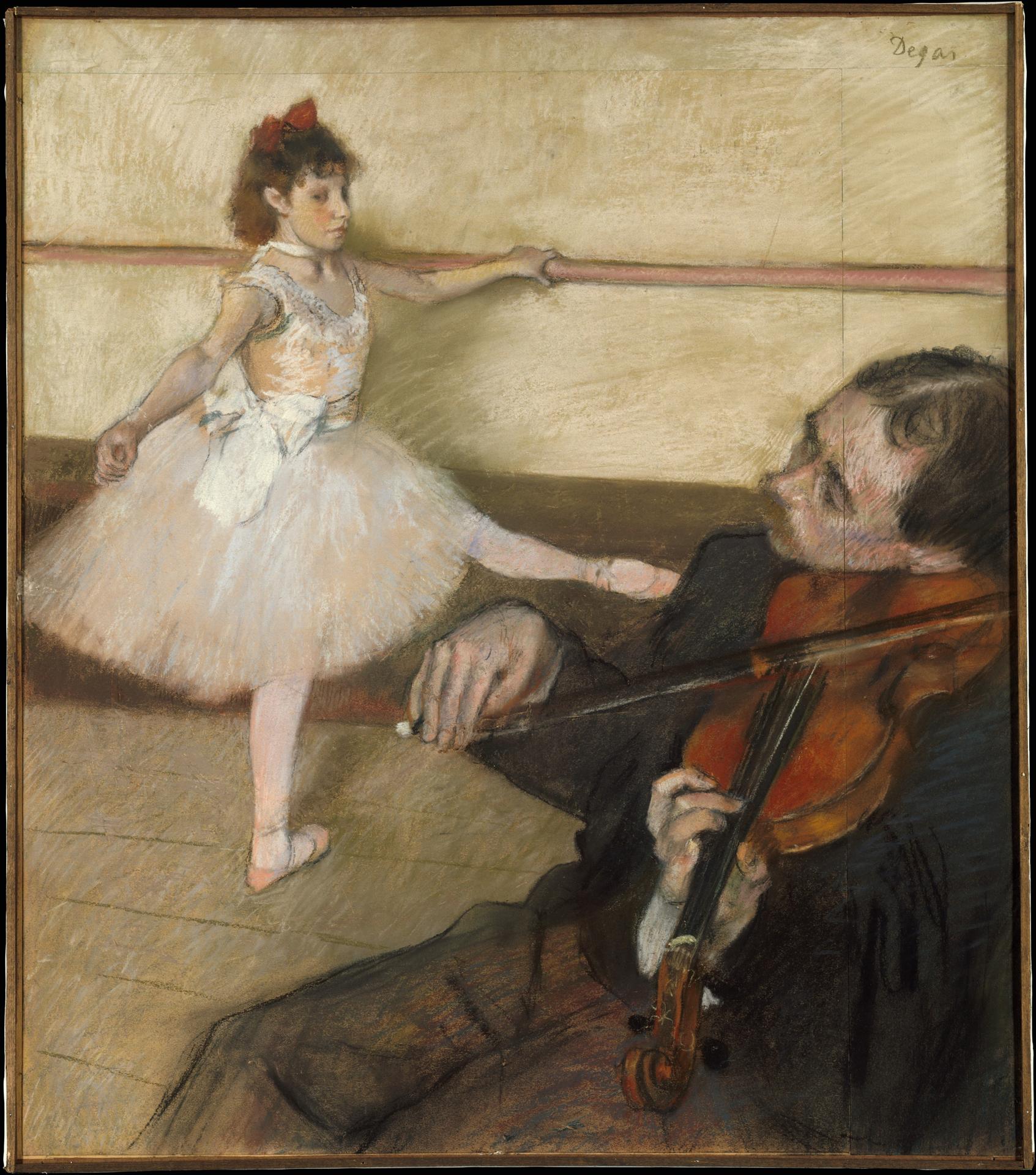 Edgar Degas — Die Tanzstunde (ca. 1879)