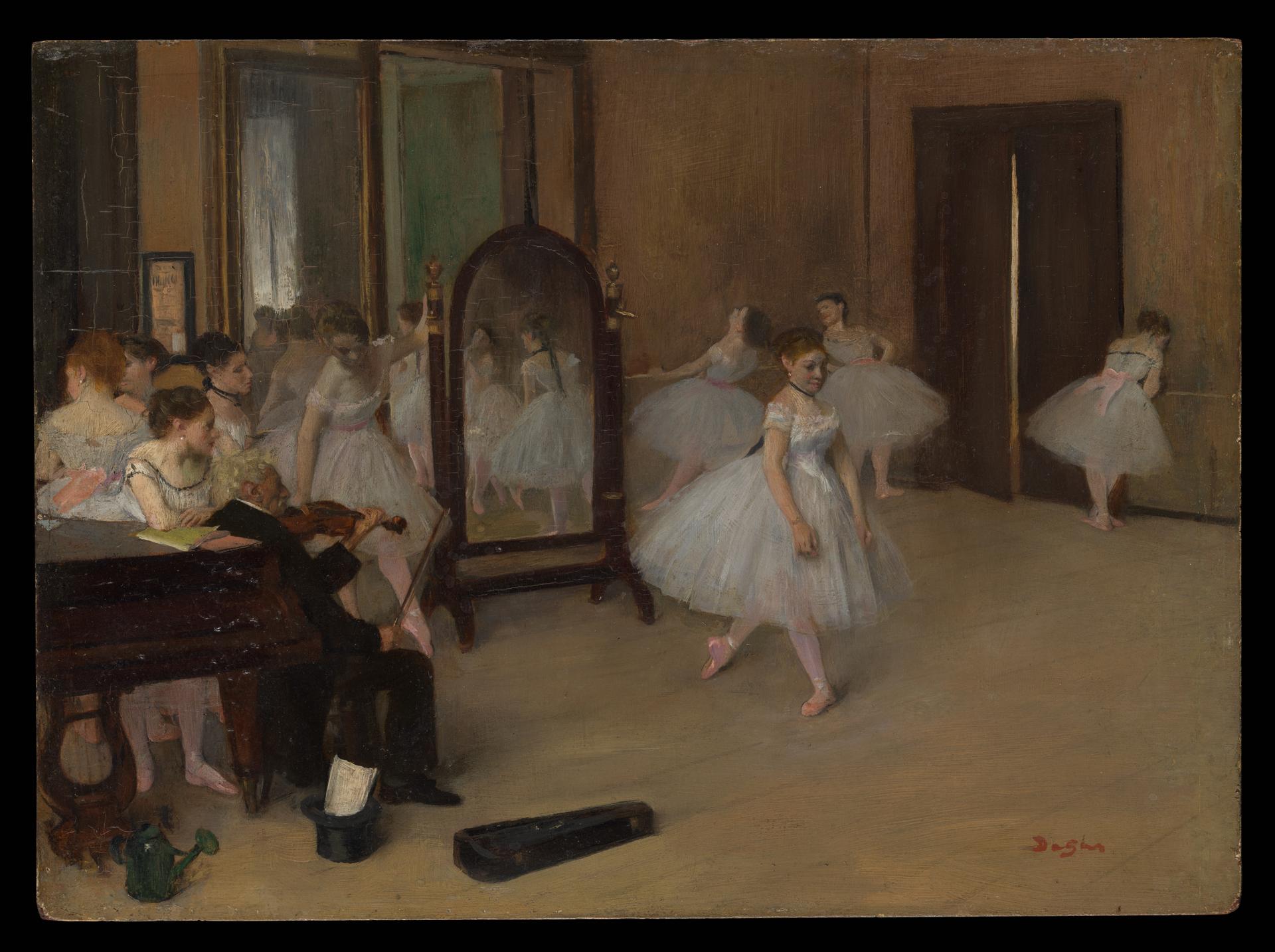 Edgar Degas — Die Tanzstunde (ca. 1870)