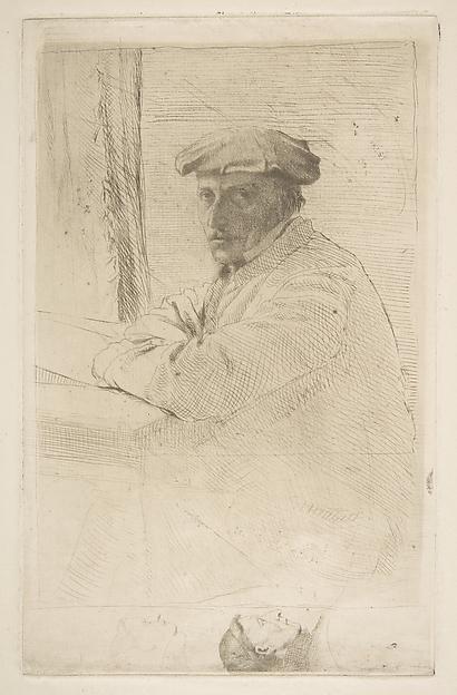 Edgar Degas — Der Kupferstecher Joseph Tourny (1857, Met-Objekt 501)