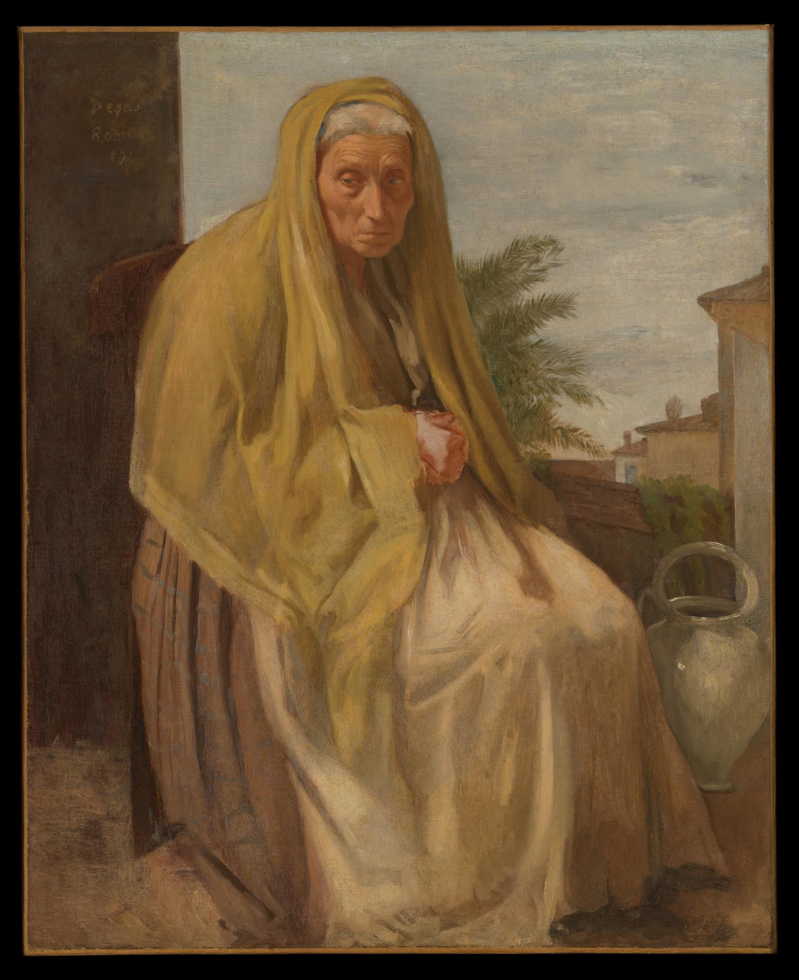 Edgar Degas — Die alte Italienerin