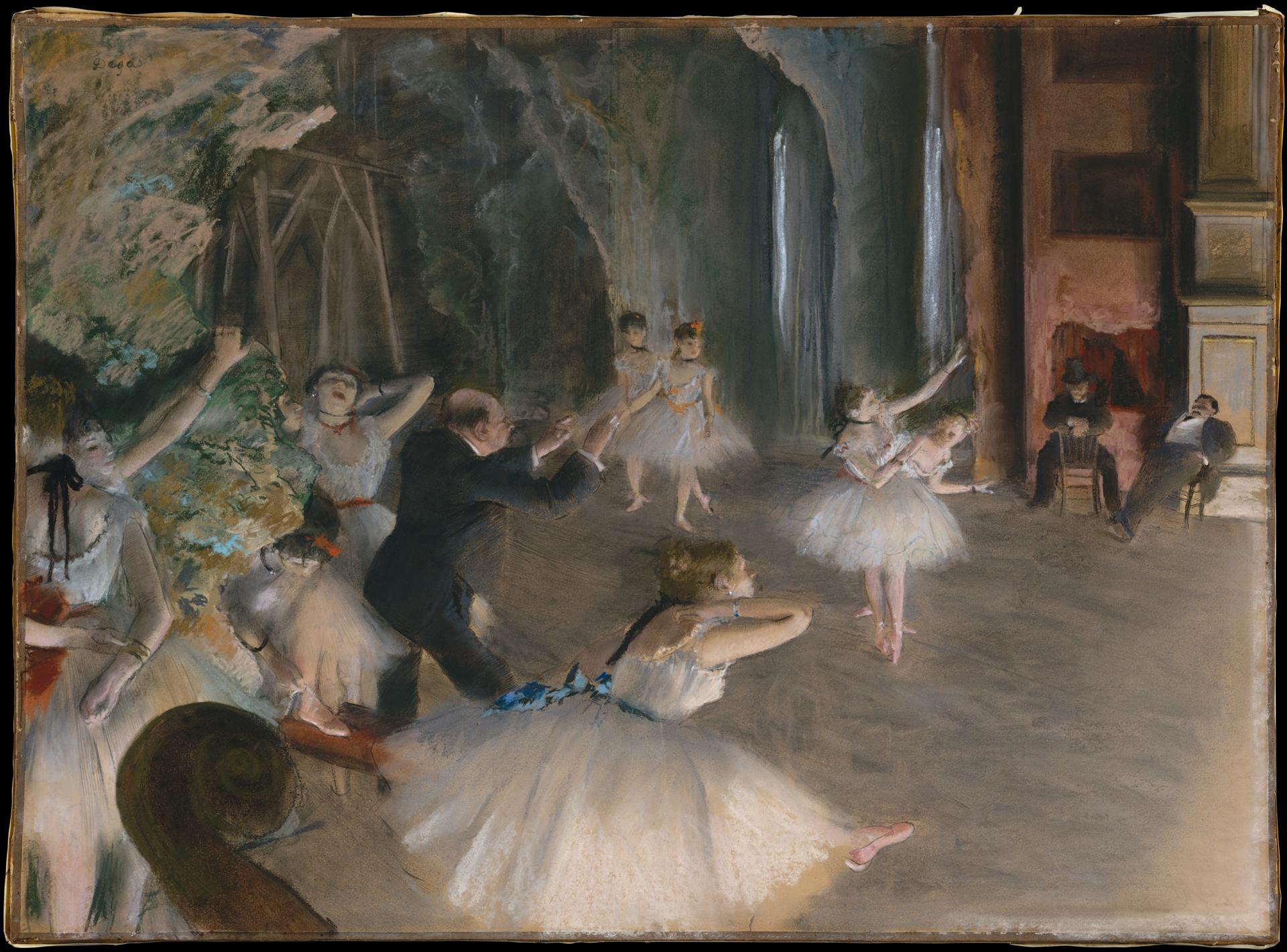 Edgar Degas — Die Probe auf der Bühne