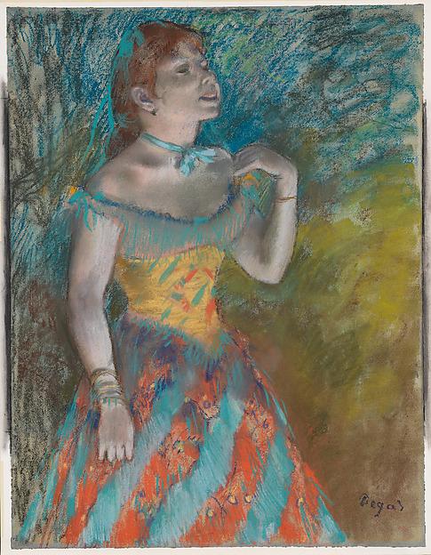 Edgar Degas — Die Sängerin in Grün