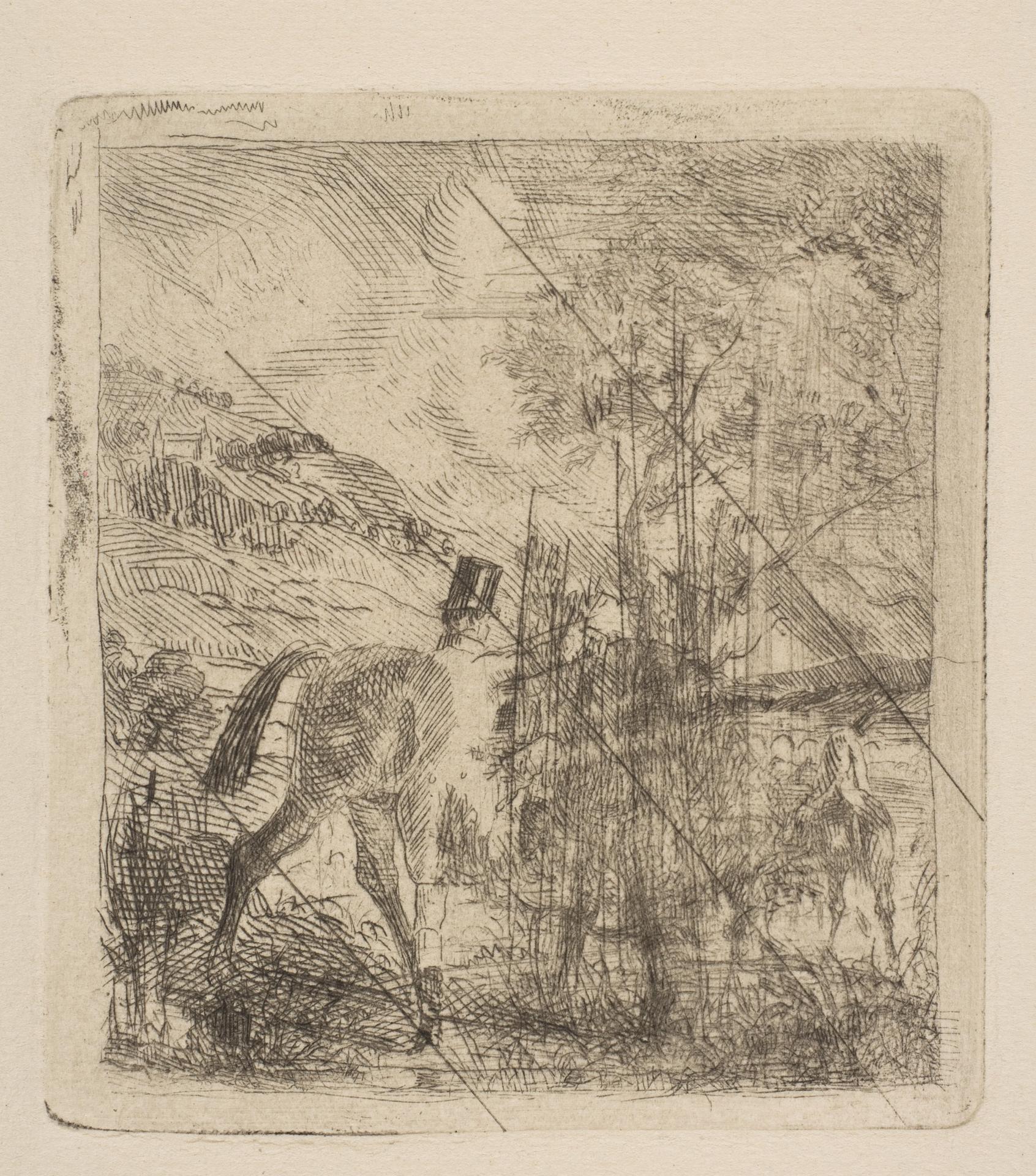 Edgar Degas — Der Sportler, der sein Pferd besteigt