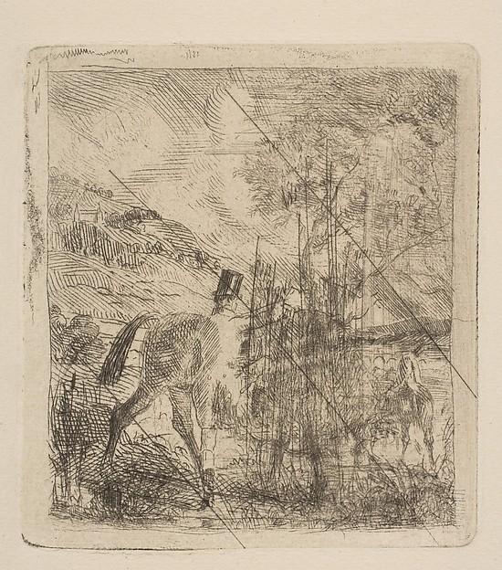 Edgar Degas — Der Sportler, der sein Pferd besteigt