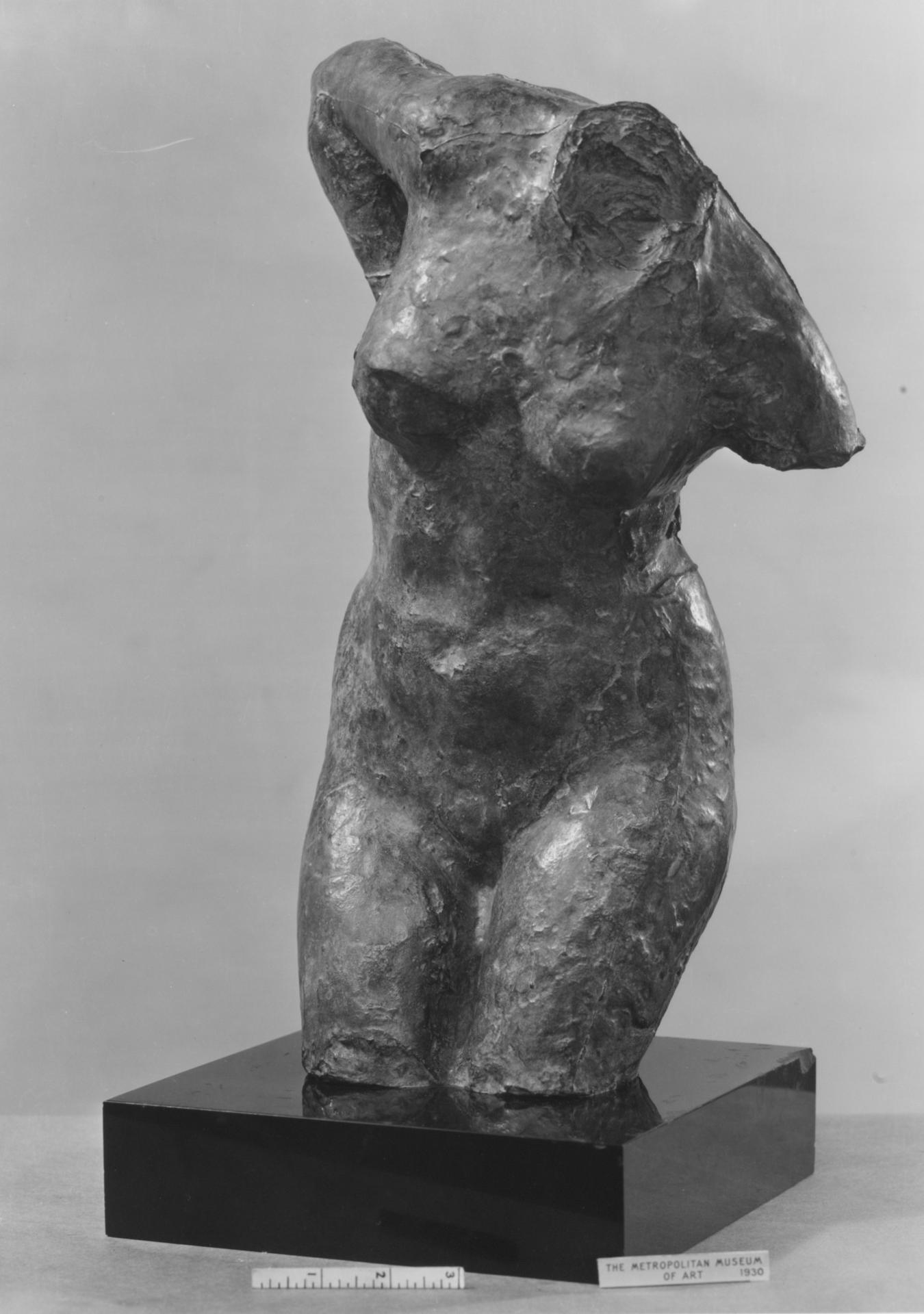 Edgar Degas — Torso: Frau, die sich mit einem Schwamm den Rücken reibt