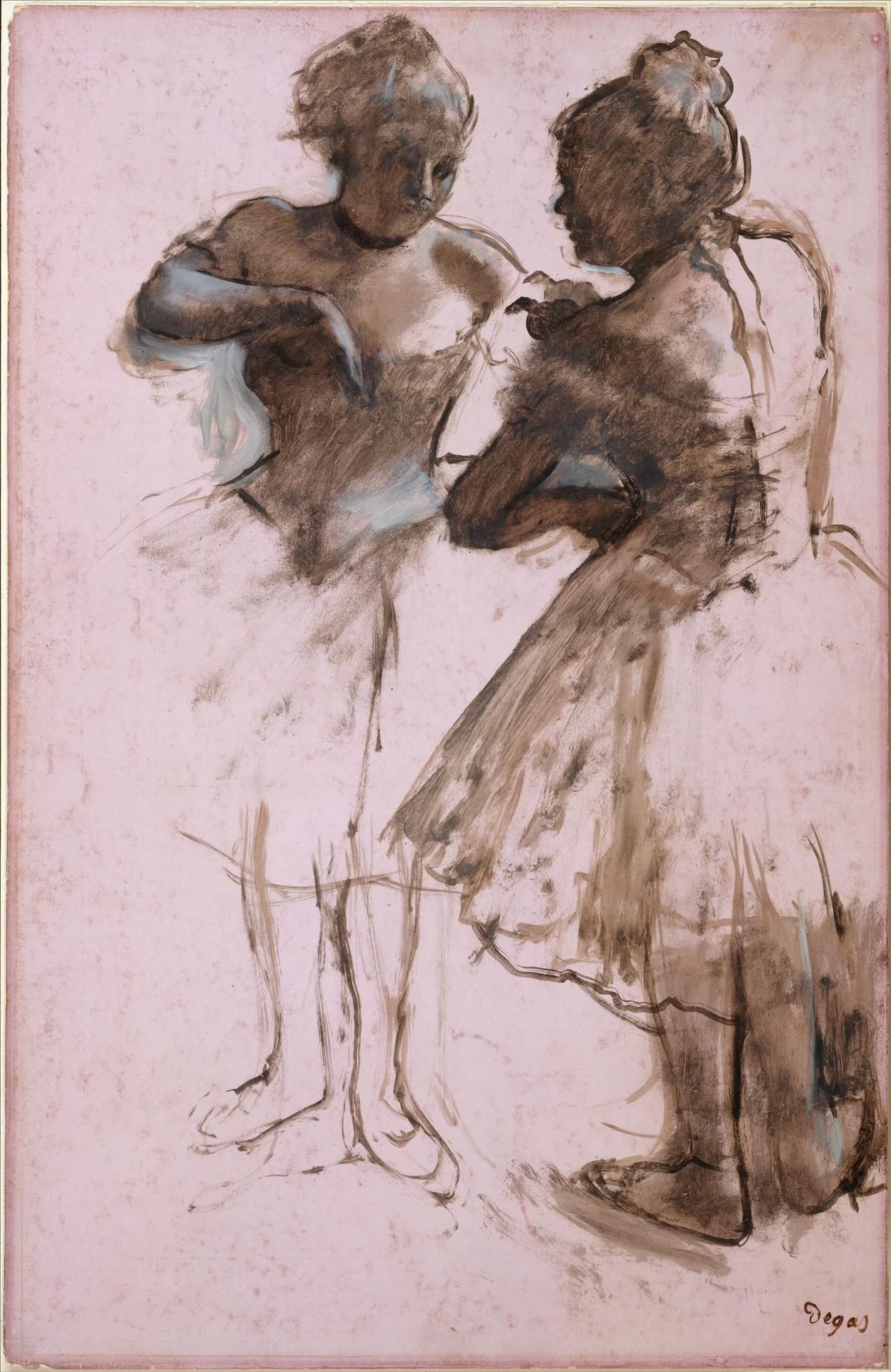 Edgar Degas — Zwei Tänzerinnen (1873)