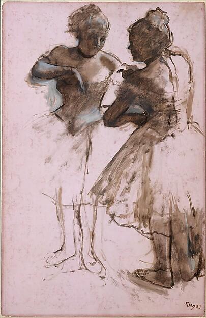 Edgar Degas — Zwei Tänzerinnen (1873)