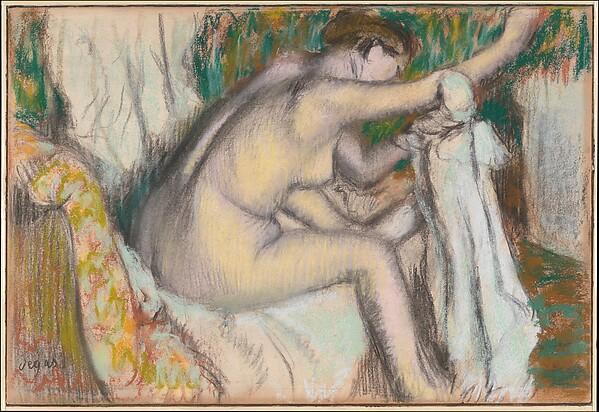 Edgar Degas — Frau, die ihren Arm trocknet